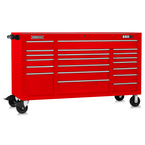 Proto® 550S 67" Workstation - 20 Drawer, Gloss Red - Caliber Tooling