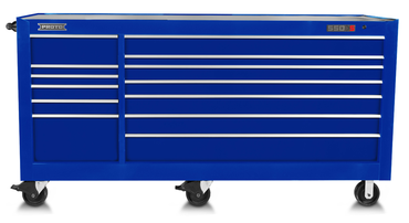 Proto® 550S 88" Workstation - 13 Drawer, Gloss Blue - Caliber Tooling