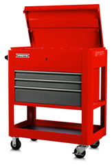 Proto® Heavy Duty Utility Cart- 3 Drawer Red - Caliber Tooling