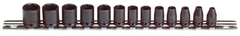 Proto® 1/4" Drive 13 Piece Metric Impact Socket Set - 6 Point - Caliber Tooling