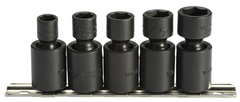 Proto® 3/8" Drive 5 Piece Universal Impact Socket Set - 6 Point - Caliber Tooling