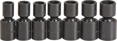 Proto® 1/2" Drive 7 Piece Metric Universal Impact Socket Set - 6 Point - Caliber Tooling