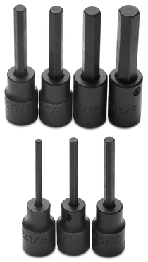 Proto® 3/8" Drive 7 Piece Hex Bit Impact Socket Set - Caliber Tooling