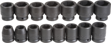 Proto® 3/4" Drive 15 Piece Impact Socket Set - 6 Point - Caliber Tooling