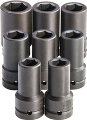 Proto® 1" Drive 8 Piece Deep Impact Socket Set - 6 Point - Caliber Tooling