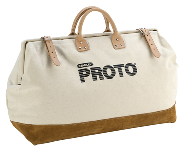 Proto® Extra Heavy Duty Polyester Leather Reinforced Tool Bag - 24" - Caliber Tooling