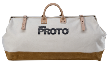 Proto® Extra Heavy Duty Polyester Leather Reinforced Tool Bag - 27" - Caliber Tooling