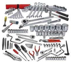 Proto® 99 Piece Metric Heavy Equipment Set With Top Chest J442715-6RD-D - Caliber Tooling