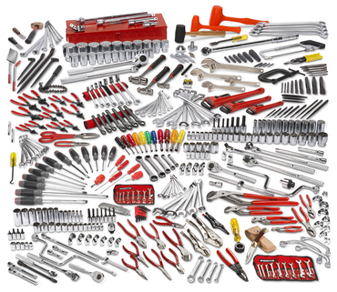 Proto® 400 Piece Advanced Maintenance Tool Set With Roller Cabinet J442742-8RD and Top Chest J442719-12RD-D - Caliber Tooling