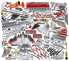 Proto® 453 Piece Intermediate Tool Set With Roller Cabinet J442742-8RD and Top Chest J442719-12RD-D - Caliber Tooling