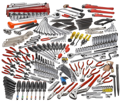 Proto® 248 Piece Metric Intermediate Set With Roller Cabinet J553441-8SG - Caliber Tooling