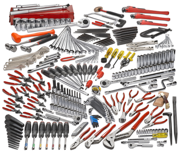 Proto® 248 Piece Metric Intermediate Set With Roller Cabinet J442742-8RD - Caliber Tooling