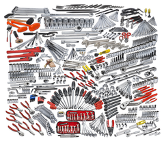 Proto® 613 Piece Master Technician Maintenance Set With Workstation J445442-14RD - Caliber Tooling