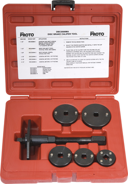 Proto® 6 Piece Universal Disc Brake Caliper Set - Caliber Tooling