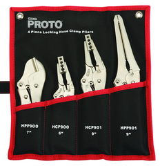 Proto® 4 Piece Locking Hose Clamp Pliers Set - Caliber Tooling