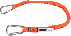 Proto® Elastic Lanyard With 2 Stainless Steel Carabiners - 25 lb. - Caliber Tooling