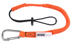 Proto® Elastic Lanyard With Stainless Steel Carabiner - 15 lb. - Caliber Tooling