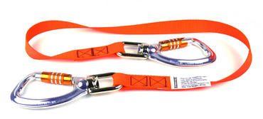 Proto® Web Lanyard With 2 Triple Lock Carabiners - 40 lb. - Caliber Tooling