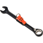 Proto® Tether-Ready Black Chrome Combination Reversible Ratcheting Wrench 11/16" - Spline - Caliber Tooling