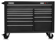 Proto® 550S 57" Workstation - 13 Drawer, Dual Black - Caliber Tooling