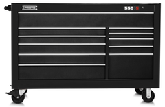 Proto® 550S 66" Workstation - 11 Drawer, Dual Black - Caliber Tooling