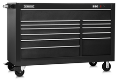 Proto® 550S 66" Workstation - 12 Drawer, Dual Black - Caliber Tooling