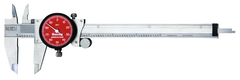 #R120A-6 - 0 - 6'' Measuring Range (.001 Grad.) - Dial Caliper with Letter of Certification - Caliber Tooling