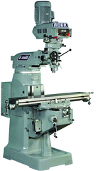 Electronic Variable Speed Vertical Mill UL - R-8 Spindle - 9 x 49'' Table Size - 3HP - 3PH - 220V Motor - Caliber Tooling