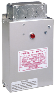 Heavy Duty Static Phase Converter - #PAM-300HD; 1 to 3HP - Caliber Tooling