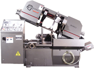 Horizontal Mitre Bandsaw - #PA10/3EPC; 8 x 12'' Capacity; 5HP; 230/460V Motor - Caliber Tooling