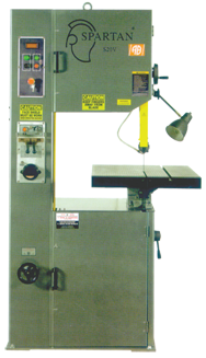 Vertical Bandsaw - #S20V; 12 x 20'' Capacity; 3HP Motor - Caliber Tooling