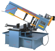 Horizontal Mitre Bandsaw - #HS1418; 14 x 18'' Capacity; 2HP, 3PH, 440V Motor - Caliber Tooling