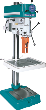 2277 Variable Speed Floor Model Drill Press - 20'' Swing; 1-1/2HP, 3PH, 440V Motor - Caliber Tooling