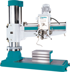Radial Drill Press - #CL920A - 37-3/8'' Swing; 2HP Motor - Caliber Tooling