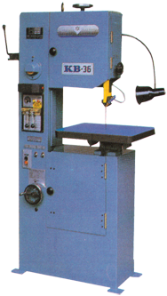 Vertical Bandsaw - #KB363; 8 x 14'' Capacity; 1HP, 3PH, 220V Motor - Caliber Tooling