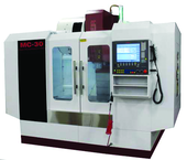MC30 CNC Machining Center, Travels X-Axis 30",Y-Axis 18", Z-Axis 22" , Table Size 16.5" X 31.5", 25HP 220V 3PH Motor, CAT40 Spindle, Spindle Speeds 60 - 8,500 Rpm, 24 Station High Speed Arm Type Tool Changer - Caliber Tooling