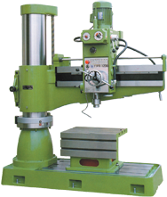Radial Drill Press - #TPR820A - 38-1/2'' Swing; 2HP, 3PH, 220V Motor - Caliber Tooling