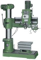 Radial Drill Press - #TPR720A - 29-1/2'' Swing; 2HP, 3PH, 220V Motor - Caliber Tooling