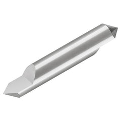 ‎RNC-125-2 1/8 Dia. 2 OAL 90x 3/8 Split Length Split End Engraving Tool - Uncoated - Caliber Tooling