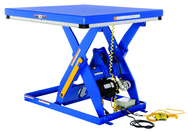 Electric Hydraulic Scissor Lift Table - Platform Size 30 x 60 - 2HP, 460V, 3 phase, 60 Hz totally enclosed motor - Caliber Tooling