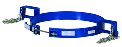 Blue Tilting Drum Ring - 55 Gallon - 1200 Lifting Capacity - Caliber Tooling