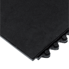 24 / Seven Floor Mat - 3' x 3' x 5/8" Thick (Black Solid All Purpose) - Caliber Tooling