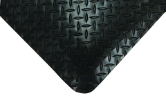 3' x 5' x 11/16" Thick Diamond Comfort Mat - Black - Caliber Tooling