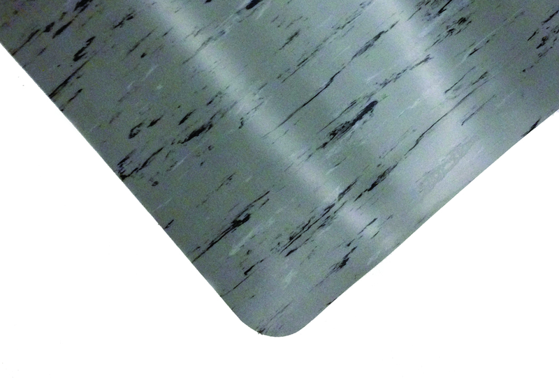 2' x 3' x 1/2" Thick Marble Pattern Mat - Gray/Black/White - Caliber Tooling