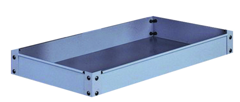 16"W x 30"D x 3-1/4"H 20 GA Bolt-On Center Tray - Caliber Tooling