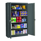 48"W x 24"D x 78"H Storage Cabinet w/400 Lb Capacity per Shelf for Lots of Heavy Duty Storage - Knocked-Down - Caliber Tooling