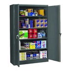 48"W x 24"D x 78"H Storage Cabinet w/400 Lb Capacity per Shelf for Lots of Heavy Duty Storage - Welded Set Up - Caliber Tooling
