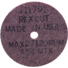 4″ × 1/8″ × 3/8″ - A80MTX - Aluminum Oxide Non-Reinforced Cut-Off Wheel - Caliber Tooling