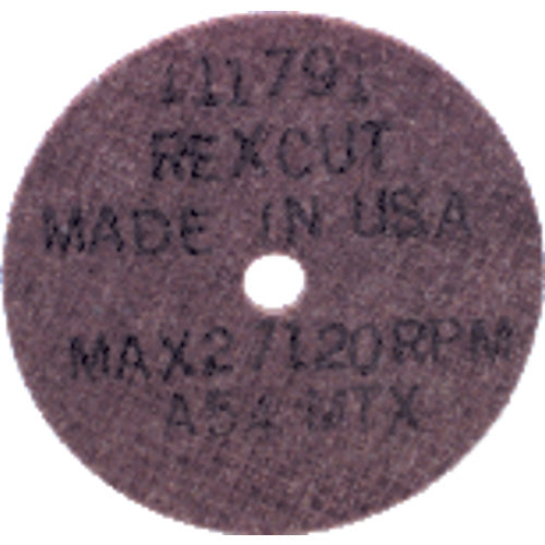 3″ × 1/8″ × 3/8″ - A54GTX - Aluminum Oxide Non-Reinforced Cut-Off Wheel - Caliber Tooling