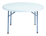 48" Round Blow Molded Folding Table - Caliber Tooling